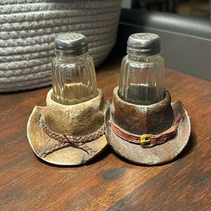 Cowboy Hat Salt and Pepper Shakers